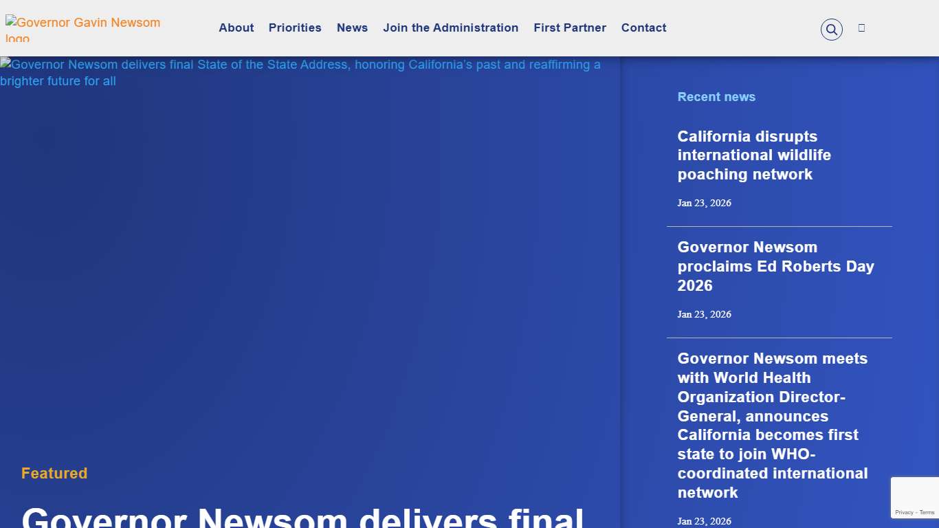 Governor of California